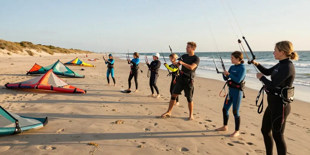 Cours kitesurf : le stage week-end ou la semaine pour débuter ?